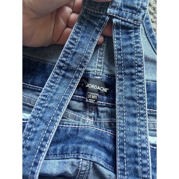 Girl's Jordache Denim Shortalls Overalls. Size 5T - Picture 4 of 4